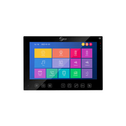 Anjielo Smart 4 Wire 1080P Tuya Smart 7inch Touch Button Screen Max Support 128G SD Card For Video Intercom