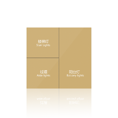 Anjielo compatible with Domotica remote automation control zero fire three button switch LCD touch WIFI and Homekit