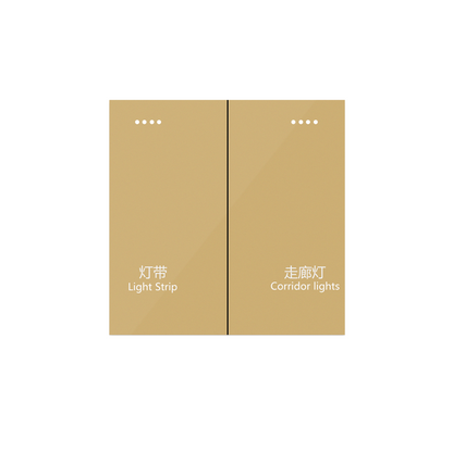 Anjielo smart two-button switch supports Zigbee capacitive touch multi-device linkage scenarios