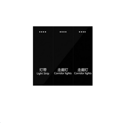 Anjielo built-in signal amplifier Zigbee3.0 gateway direct connection capacitive multi-touch design smart home relay switch