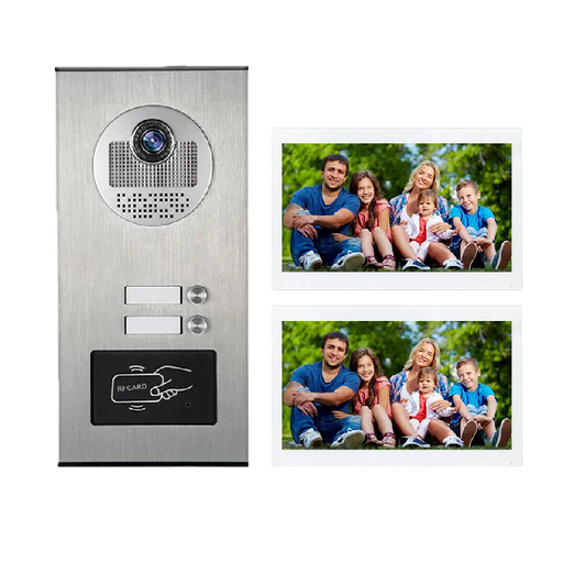 Anjielo Smart Tuya 10-inch 1080P video doorbell suitable for multi-family metal doorbell video intercom system