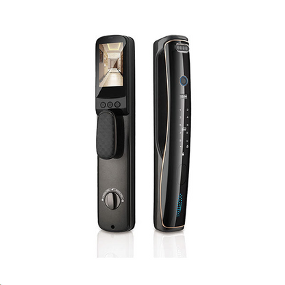 Anjielo protects family security 6 ways to open the door key IC card fingerprint password digital face recognition tuya smart door lock