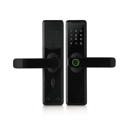 Anjielo WIFI APP smart door lock aluminum alloy fingerprint built-in digital handle waterproof graffiti smart door lock