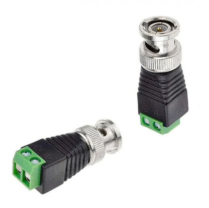 Anjielo Camera CCTV Connectors BNC UTP Coax CAT5 Video Balun Connector Adapter for CCTV Surveillance Camera CCTV System