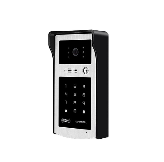 Anjielo home wired doorbell RFID video camera supports card password unlocking and can be connected to video intercom