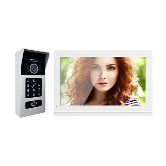 Anjielo Smart 7 Inch 2-Wire Video Intercom Camera Doorbell 1080P with Night Vision Motion Detection Home Security