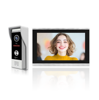 Anjielo 10 Inch Touch Screen 1080P Doorbell Camera Wired Video IC Unlock for Villa Home TUYA Video Intercom Door Phone Kit