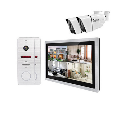 Anjielo Tuya DVR 1080P Smart Doorbell 10 Inch 1080P Video Intercom for Home Security WiFi Touch Screen
