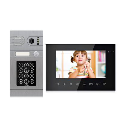Anjielo 7-inch Tuya Smart Mobile App Wifi Home Intercom System Video Doorbell 1080P Screen Support Electric Lock Remote Control