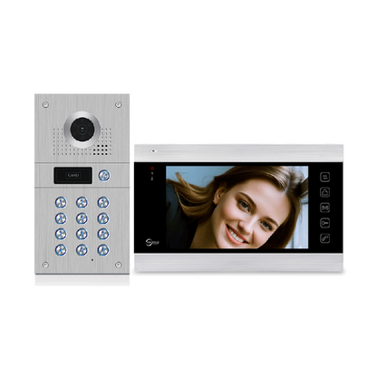 Anjielo with camera and password keyboard/RFID card access control system motion detection record 1080P tuya WiFi wired video intercom