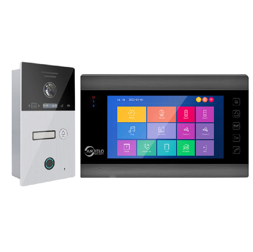 Anjielo Tuya Smart Video Intercom Video Intercom Doorbell Camera 1080P for Home Security Protection WiFi Video Intercom
