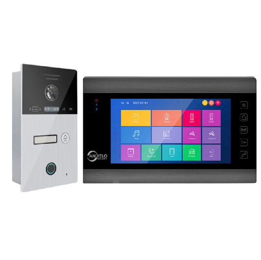 Anjielo Tuya Smart Video Intercom Video Intercom Doorbell Camera 1080P for Home Security Protection WiFi Video Intercom