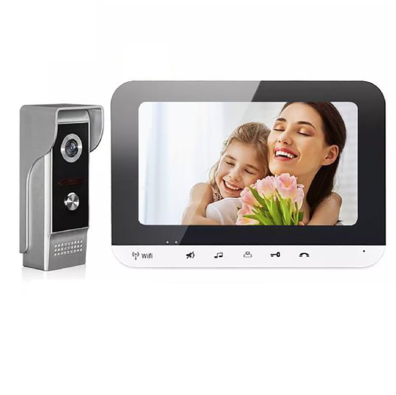 Anjielo Video Doorbell Intercom System IOS/Android Smartphone App Remote Control/Access Control Power/Electric Lock
