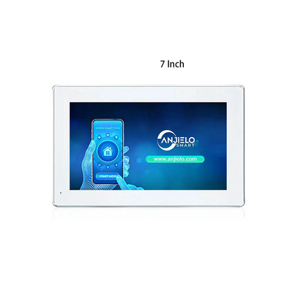 Anjielo Smart 1080P 7/10 Inch Touch Monitor with RFID Card Access Control System for Home Villa 2 Line Video Intercom Doorbell Kit