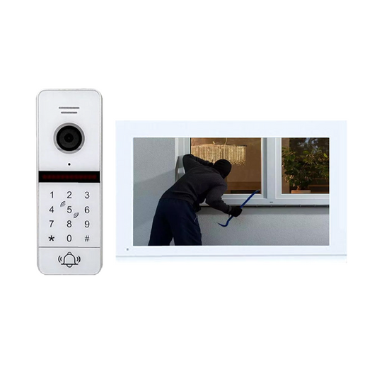 Anjielo 10 Inch Touch Screen 1080P HD Night Vision Doorbell Camera for Home Security Support Tuya Video Intercom System