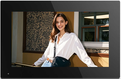 AnjieloSmart Newest Tuya Smart Wi-Fi Video Door Phone System Large Size FHD 1080P RFID Card Fingerprint Passcode Unlock for Apartments