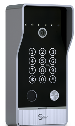 AnjieloSmart Newest Tuya Smart Wi-Fi Video Door Phone System Large Size FHD 1080P RFID Card Fingerprint Passcode Unlock for Apartments