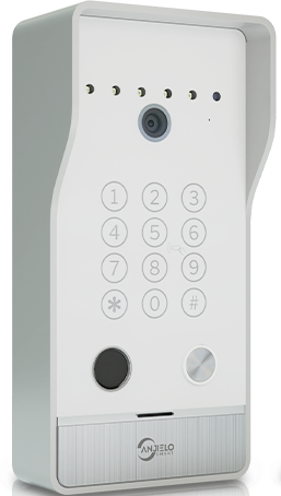 AnjieloSmart Newest Tuya Smart Wi-Fi Video Door Phone System Large Size FHD 1080P RFID Card Fingerprint Passcode Unlock for Apartments