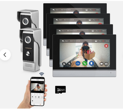 Anjielo Tuya Smart Video Intercom 1080P Security Wi-Fi Doorbell IP Camera with Motion Detection