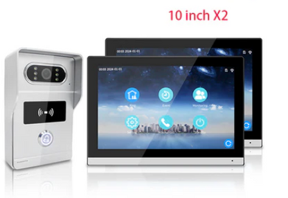 Anjielo Smart 1080P Waterproof Video Doorbell Night Vision with Motion Detection IP Video Intercom System fOR Multi-Users