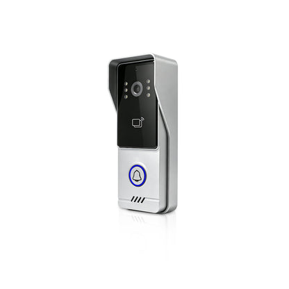Anjielo 4-Wire Video Intercom | 7/10" Touch Screen Tuya Video Doorbell, IP65, RFID Remote Unlock, Night Vision Motion Detection