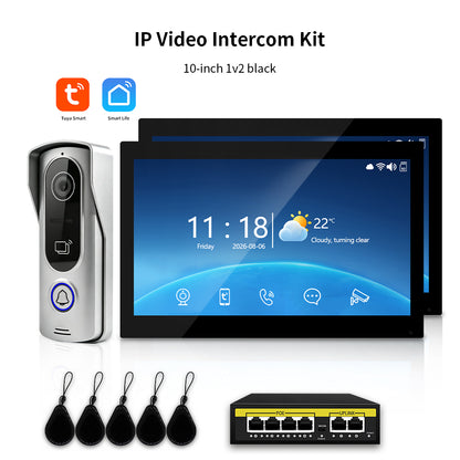 Anjielo Smart Tuya IP HD Video Intercom Doorbell System for Villa Home Access Control