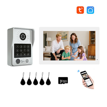 Anjielo Smart Advanced 4 Wired Smart Video Intercoms System Door Access Control Device with Clear Audio & Visual Connectivity Support IP Camera