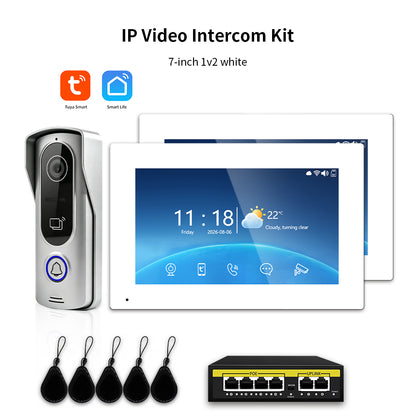 Anjielo Smart Tuya IP HD Video Intercom Doorbell System for Villa Home Access Control
