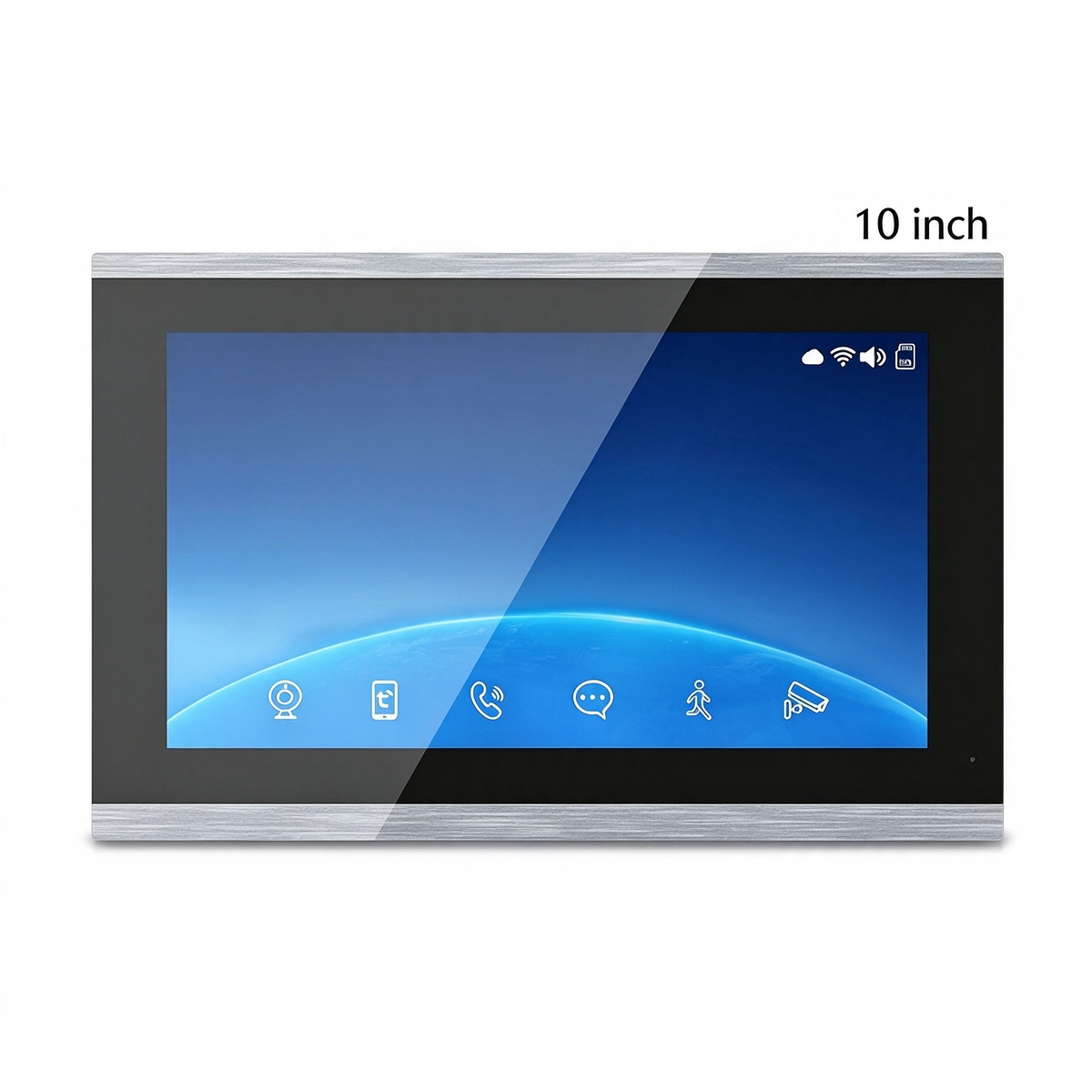 Anjielo 4-Wire Video Intercom | 7/10" Touch Screen Tuya Video Doorbell, IP65, RFID Remote Unlock, Night Vision Motion Detection