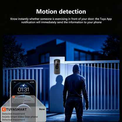 4-Wire Tuya Smart Video Intercom Kit, 7/10 Inch Touch Indoor Monitor, RFID Card & App Remote Unlock Villa Door Phone