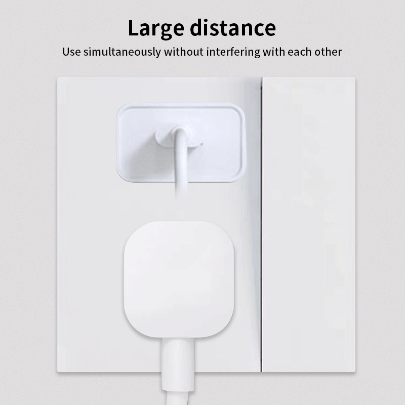 Anjielo five-hole socket with button supports zigbee3.0 zero-live wire PC flame retardant material smart socket