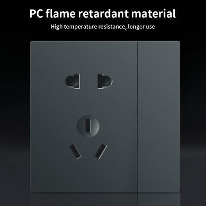 Anjielo five-hole socket with button supports zigbee3.0 zero-live wire PC flame retardant material smart socket