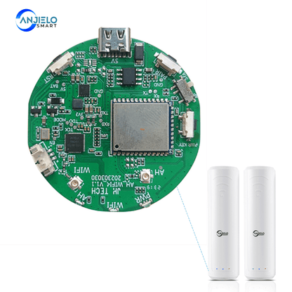 Anjielo Smart long distance speed fast diffraction strong WiFi HaLow+WiFi4 dual frequency module