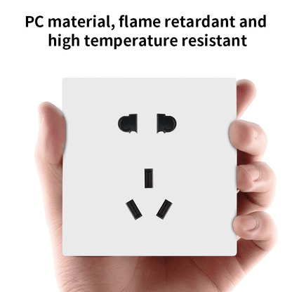 Anjielo smart five-hole socket ZigBee 3.0 wireless connection PC flame retardant material zero-live wire five-hole socket