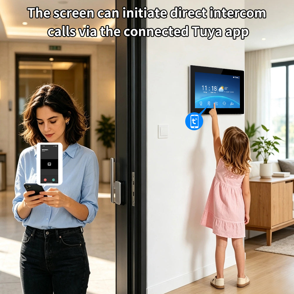 Anjielo Smart Tuya IP HD Video Intercom Doorbell System for Villa Home Access Control