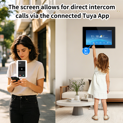 Anjielo Good Quality WIFI 1080P Video Door Phone 4-wire TUYA Smart Door Phone Intercom System Home Security Phone