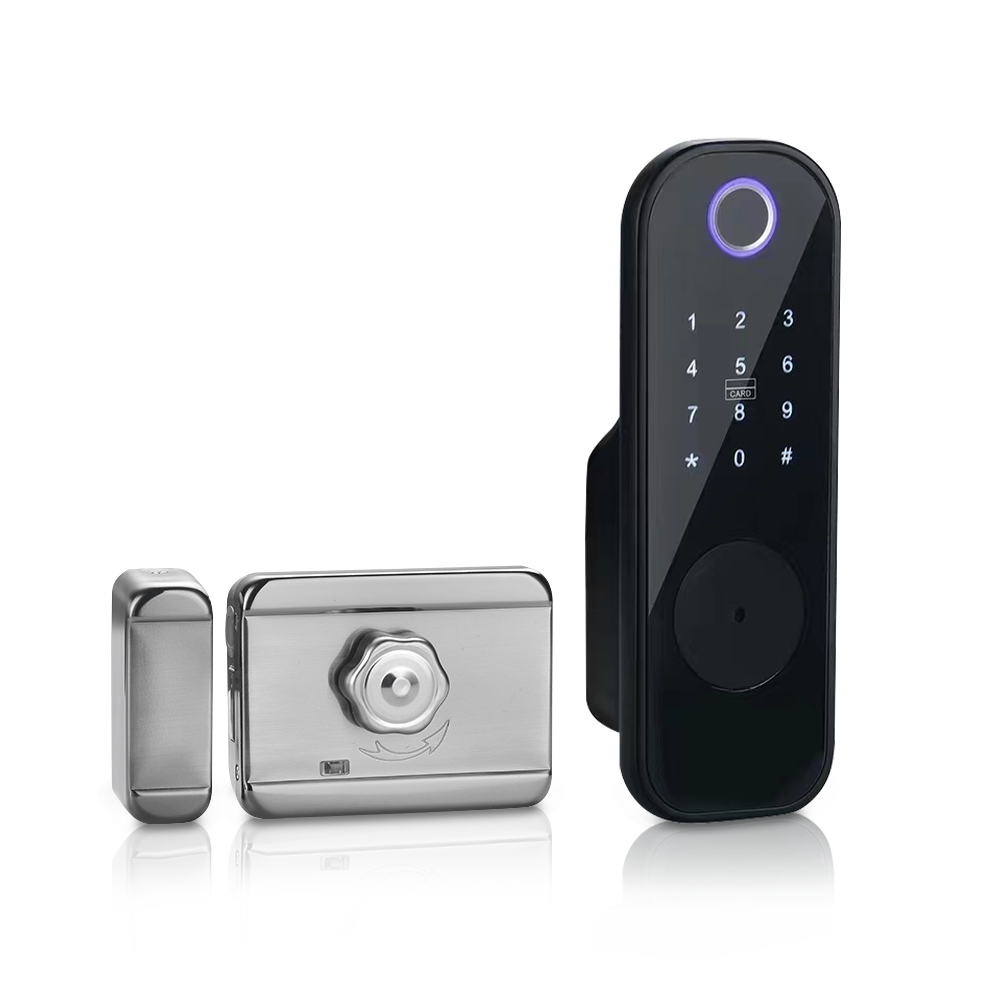 Anjielo Wireless Tuya Smart Fingerprint Lock All-in-One and Wire-Free lock Semiconductor Fingerprint Recognition