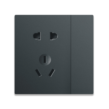 Anjielo five-hole socket with button supports zigbee3.0 zero-live wire PC flame retardant material smart socket