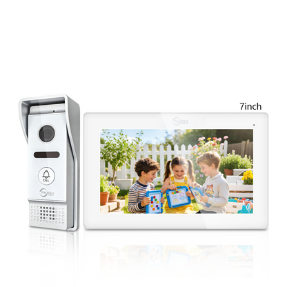 Anjielo Tuya Economic IP65 Waterproof 4-Wire Video Door Phone Intercom System for Villa Home