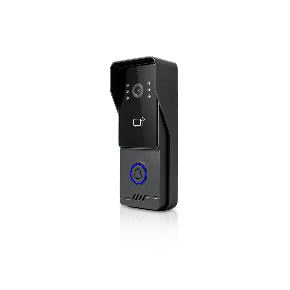 Anjielo 4-Wire Video Intercom | 7/10" Touch Screen Tuya Video Doorbell, IP65, RFID Remote Unlock, Night Vision Motion Detection