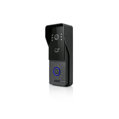 Anjielo 4-Wire Video Intercom | 7/10" Touch Screen Tuya Video Doorbell, IP65, RFID Remote Unlock, Night Vision Motion Detection
