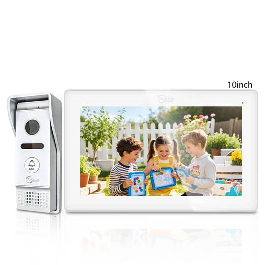 Anjielo Tuya Economic IP65 Waterproof 4-Wire Video Door Phone Intercom System for Villa Home