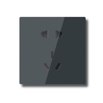 Anjielo smart five-hole socket ZigBee 3.0 wireless connection PC flame retardant material zero-live wire five-hole socket