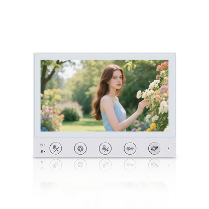 Anjielo Smart CVBS 4 Wired Video Intercom 7 Inch HD Display CVBS Video Intercom Systems With Night Vision for HOME