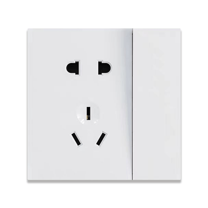 Anjielo five-hole socket with button supports zigbee3.0 zero-live wire PC flame retardant material smart socket