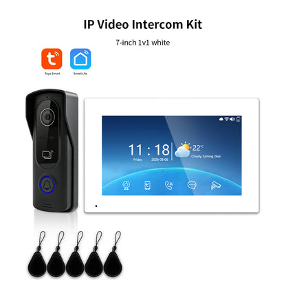 Anjielo Smart Tuya IP HD Video Intercom Doorbell System for Villa Home Access Control
