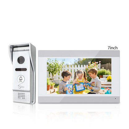 Anjielo Tuya Economic IP65 Waterproof 4-Wire Video Door Phone Intercom System for Villa Home