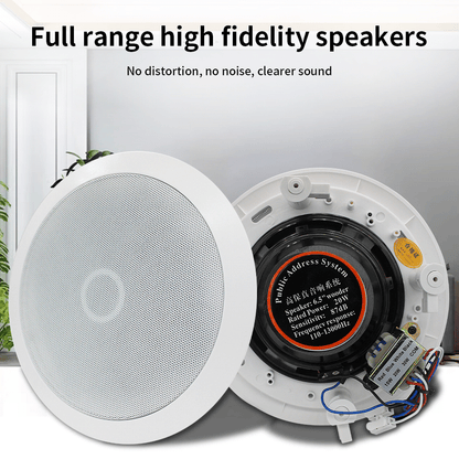 Anjielo Music speakers that can be connected to the smart central control panel