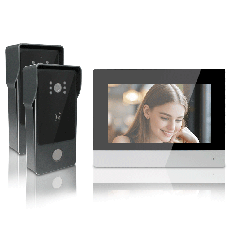 Anjielo intelligent wired video intercom system real-time 1080p detection,Surveillance and anti-theft kit
