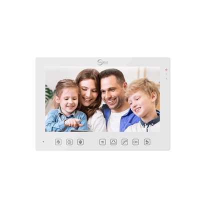Anjielo Smart 4 Wire 1080P Tuya Smart 7inch Touch Button Screen Max Support 128G SD Card For Video Intercom